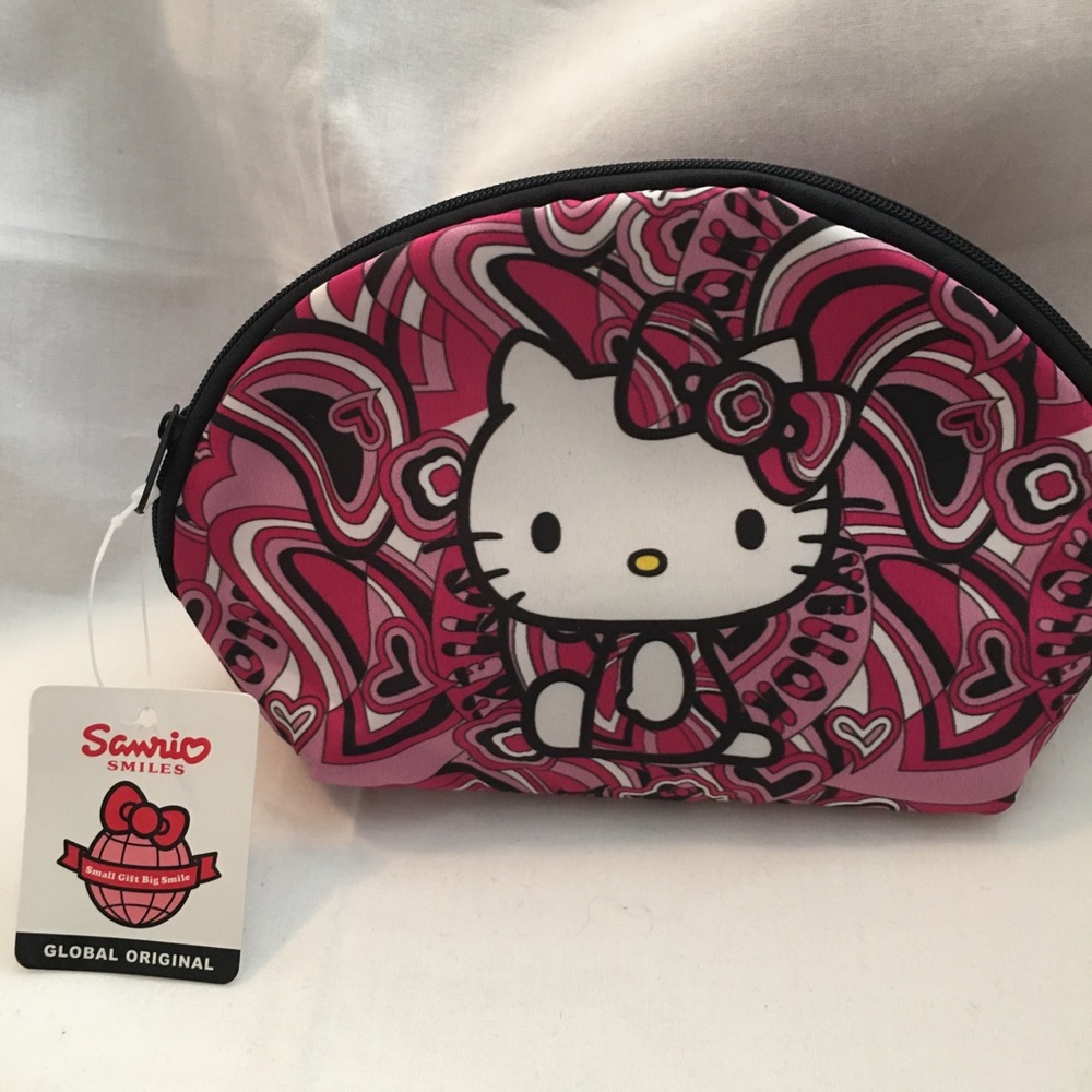 Hello Kitty 🎀 Paisley cosmetics bag NWT